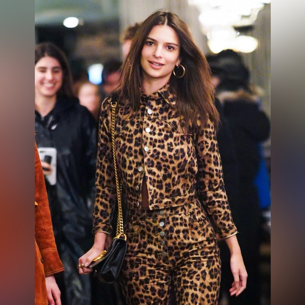Miaou Leopard Jacket Sz XS